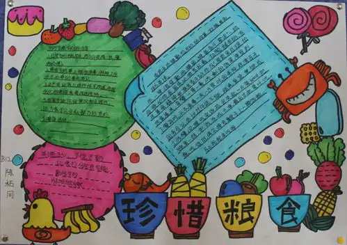 美德于心,节俭于行初一主题手抄报活动