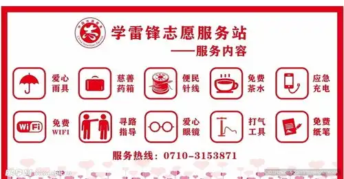 学雷锋志愿服务站设计图