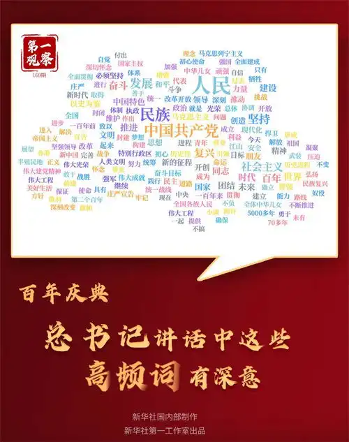 第一观察百年庆典总书记讲话中这些高频词有深意