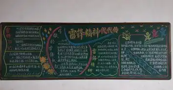 学雷锋黑板报