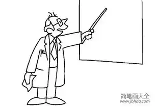 教师节简笔画感念师恩