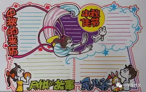 中秋节黑板报图片初中