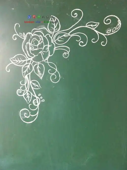 黑板报花边怎么剪板书
