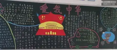 2019年国庆节黑板报图片二年级3张3