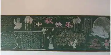 五年级关于中秋节的黑板报