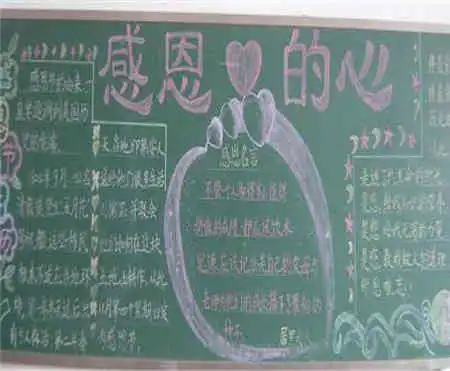 关于感恩的黑板报感恩妈妈