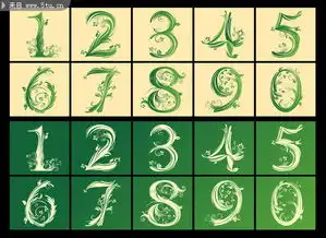 数字黑板报花纹