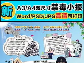 word禁毒小报小学生宣传板报远离毒品图片素材worddoc模板下载38.10mb禁毒日手抄报大全纪念日手抄报