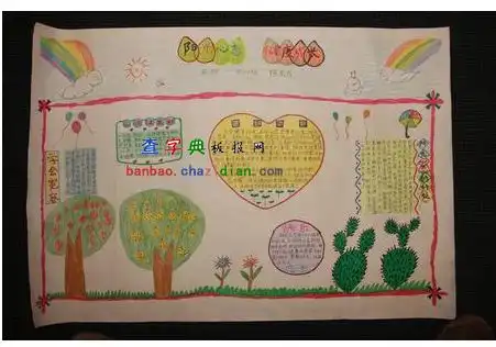 阳光心态黑板报高清