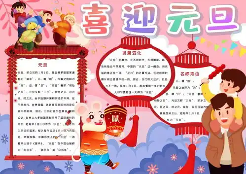 2020年小学生元旦手抄报,超全超精美,为孩子转发收藏