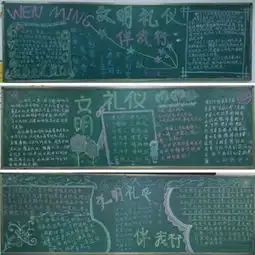 劳动的黑板报电子板报