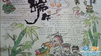 端午节黑板报高中版