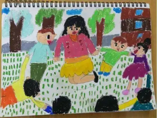 小学生用画笔画出好老师原来孩子眼里的好老师这么简单