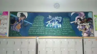 王者英雄登上校园板报,韩信神还原,木兰意气风发,第5是吕布