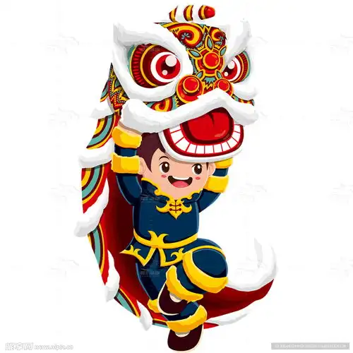 国潮舞狮设计图