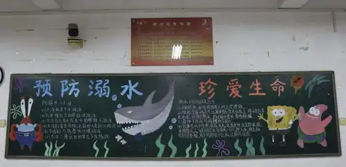 珍爱生命主题黑板报评比活动