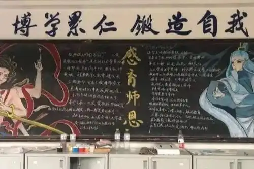 班级黑板报主题擦掉