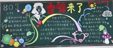 关于雷锋黑板报内容学雷