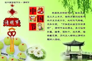 清明时节主题手抄报