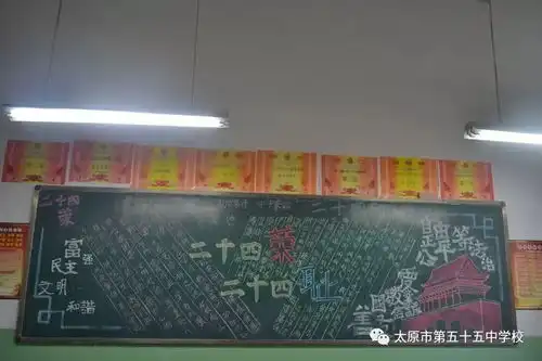 20182019学年第一学期初中部教室板报评比活动