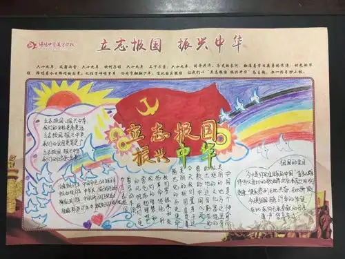 历史手抄报主题黑板报比赛