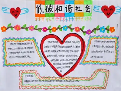 节约用纸黑板报