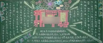 数字黑板报春节手抄报