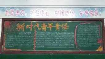 扣好人生第一粒扣子主题黑板报评比活动