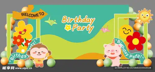 儿童生日黑板报