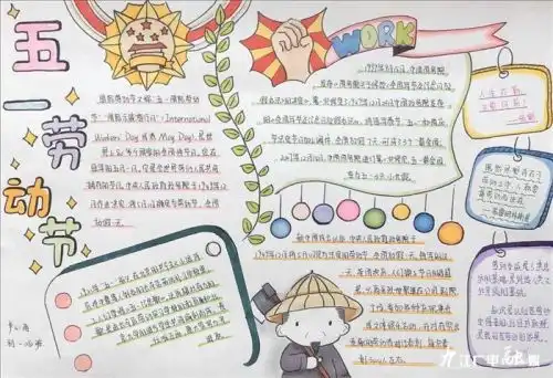 初一黑板报主题五一劳动