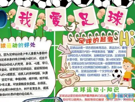 足球手抄报内容100个球