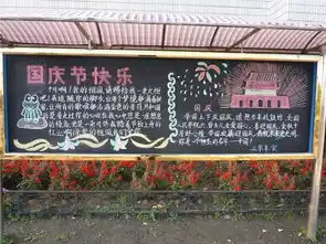 庆十一黑板报出版了