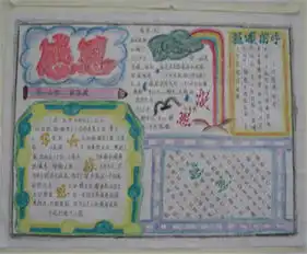 感恩节手抄报永做一个感恩的人