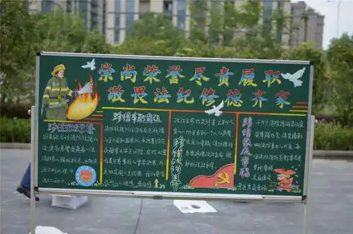 学习正当时丽水消防举办四个珍惜黑板报创作比赛