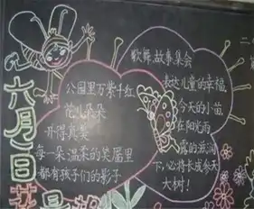 六一儿童节黑板报六一的孩纸节日快乐六一节祝福语