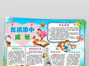 感恩教育手抄报好看感恩