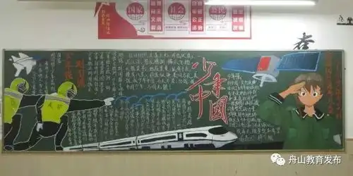 为舟山学生打call再现逆天黑板报神作,快来看看有没有你的作品
