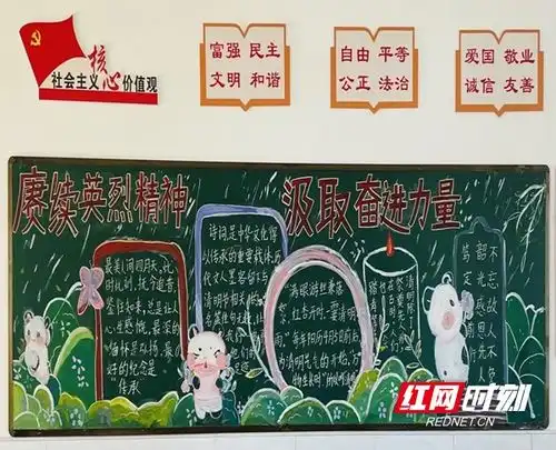 凤凰县箭道坪小学沱江校区开展清明文明祭扫主题活动