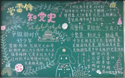 小学创文黑板报学会感恩