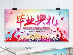 创意致青春毕业季学校毕业典礼背景展板设计图片psd素材下载学校展板大全企业医院学校类展板编号18342535