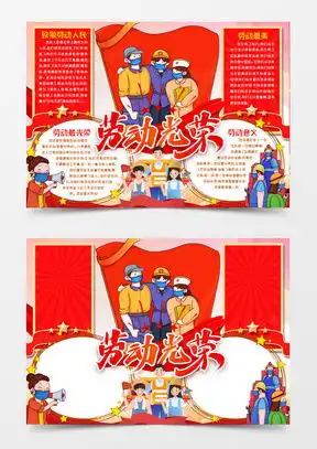 劳动者手抄报word模板下载熊猫办公