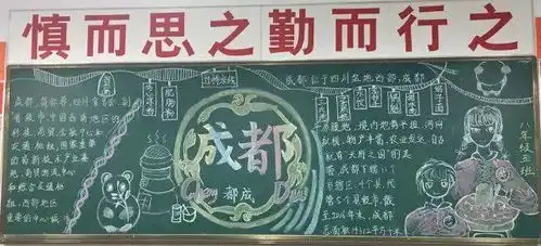 三元文化之禁毒普通话天府文化9月主题黑板报评比活动