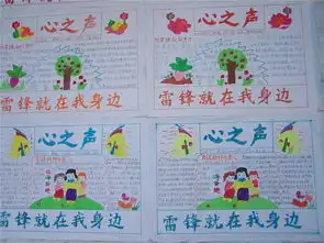 雷锋就在我身边手抄报展评图文