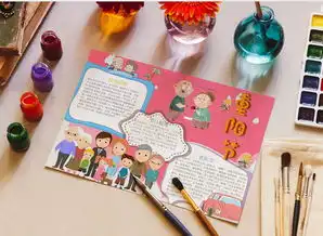 重阳节黑板报简单模板