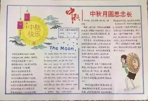 中秋节好词好句好段手抄报,都齐了,快帮孩子收藏