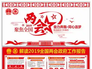 学习2019全国两会政府工作报告板报模版设计图片cdr素材下载党建展板大全党政军队类展板编号19243755
