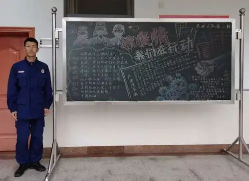 森林防火黑板报图片简单