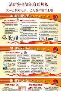 消防安全知识宣传展板图片设计素材高清cdr模板下载46.00mb其他展板大全