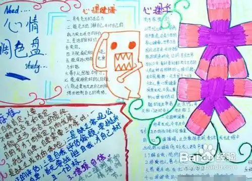 心理健康手抄报