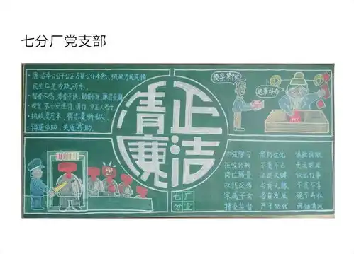 反腐倡廉廉洁从业主题黑板报评比活动